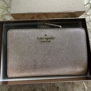Kate Spade Rose Wallet - New!